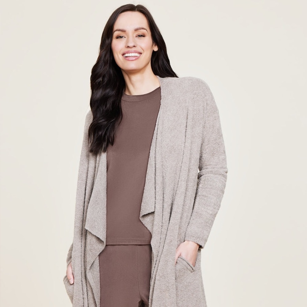 Barefoot Dreams CozyChic Lite® Island Wrap Taupe - Picture 2 of 8
